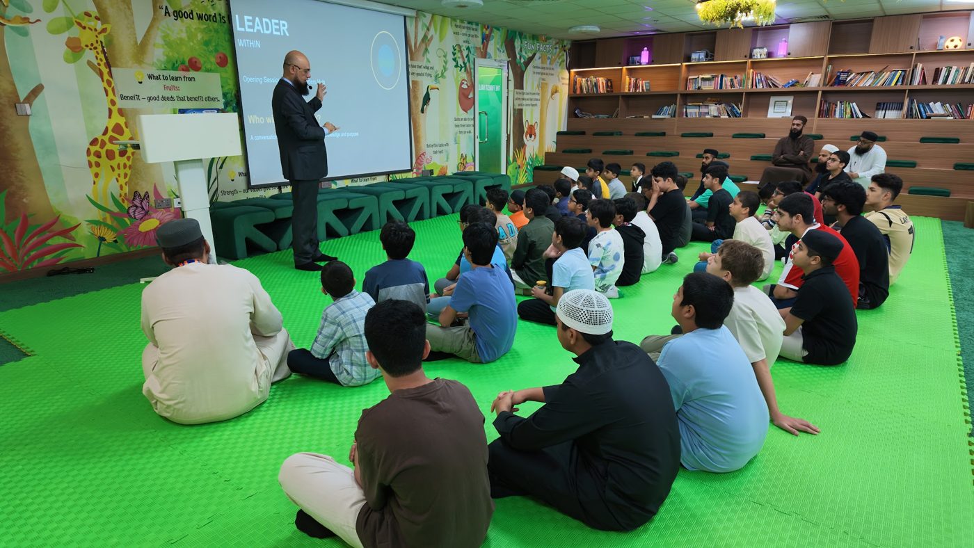 Students attending a Leader Within leadership session